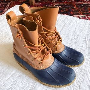 LL Bean Duck Boots 8” Size 7